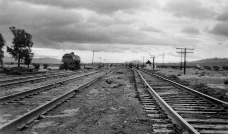 Historic ATSF Railroad Tracks – Needles, California, Mojave Desert